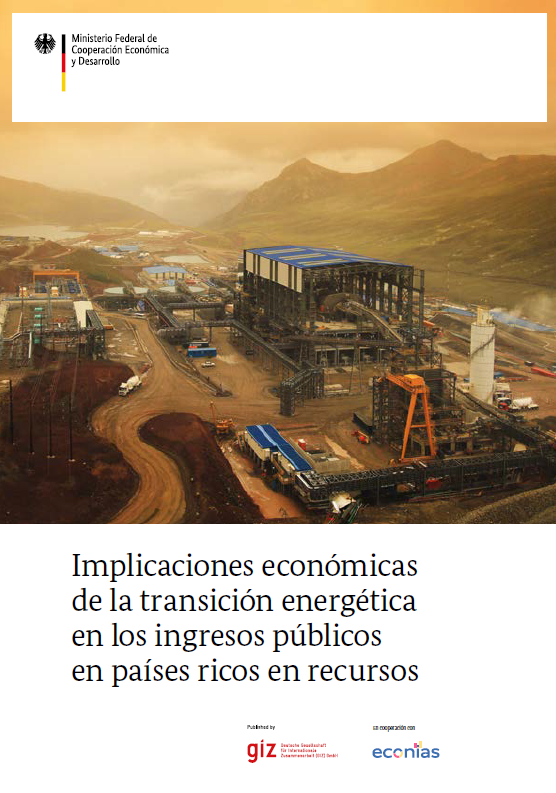 Cover der Studie Economic Implications of the Energy Transition on Government Revenue in Resource-Rich Countries (spanische Version)