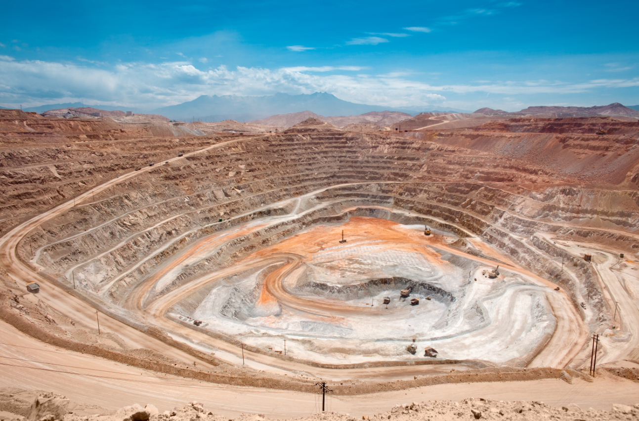 Kupfer-Mine in Peru