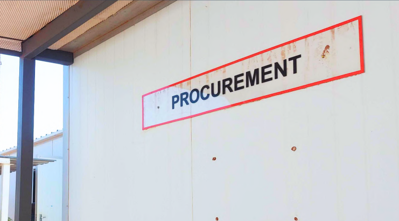 Procurement sign